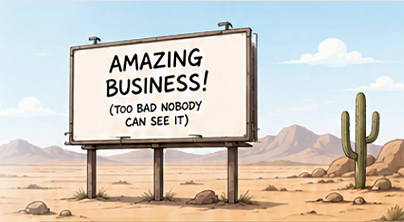 Amazing Business (too bad nobody can see it)