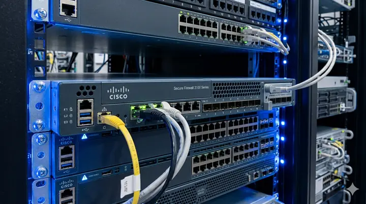 Cisco Firewall in a Rack
