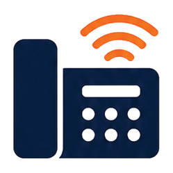 Business phone systems and VoIP illustration