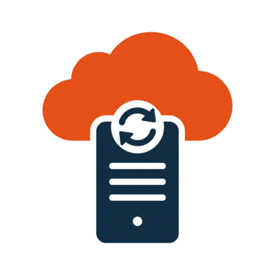 On-prem, cloud and hybrid infrastructure illustration